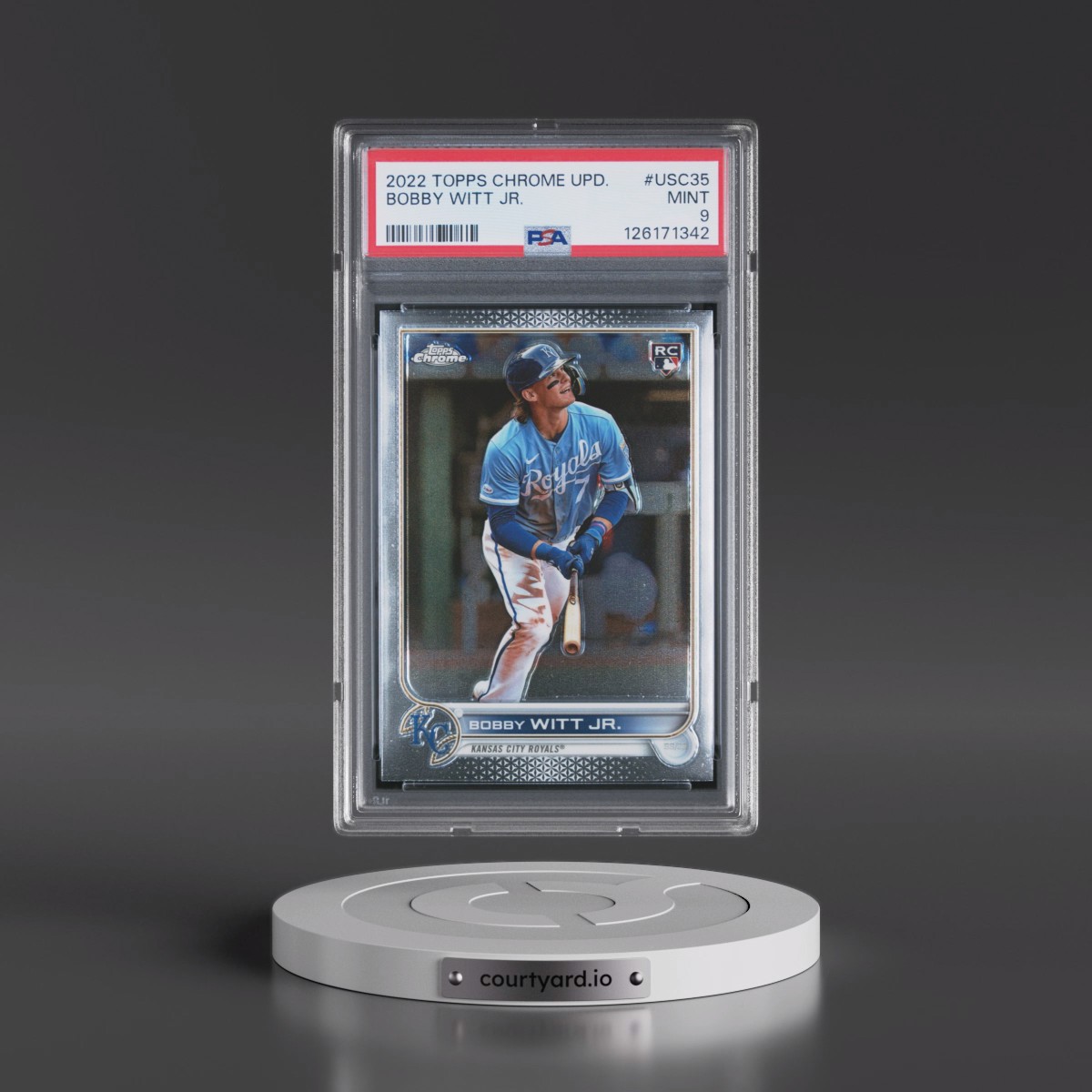 2022 Topps Chrome Update #USC35 Bobby Witt Jr. (PSA 9 MINT)