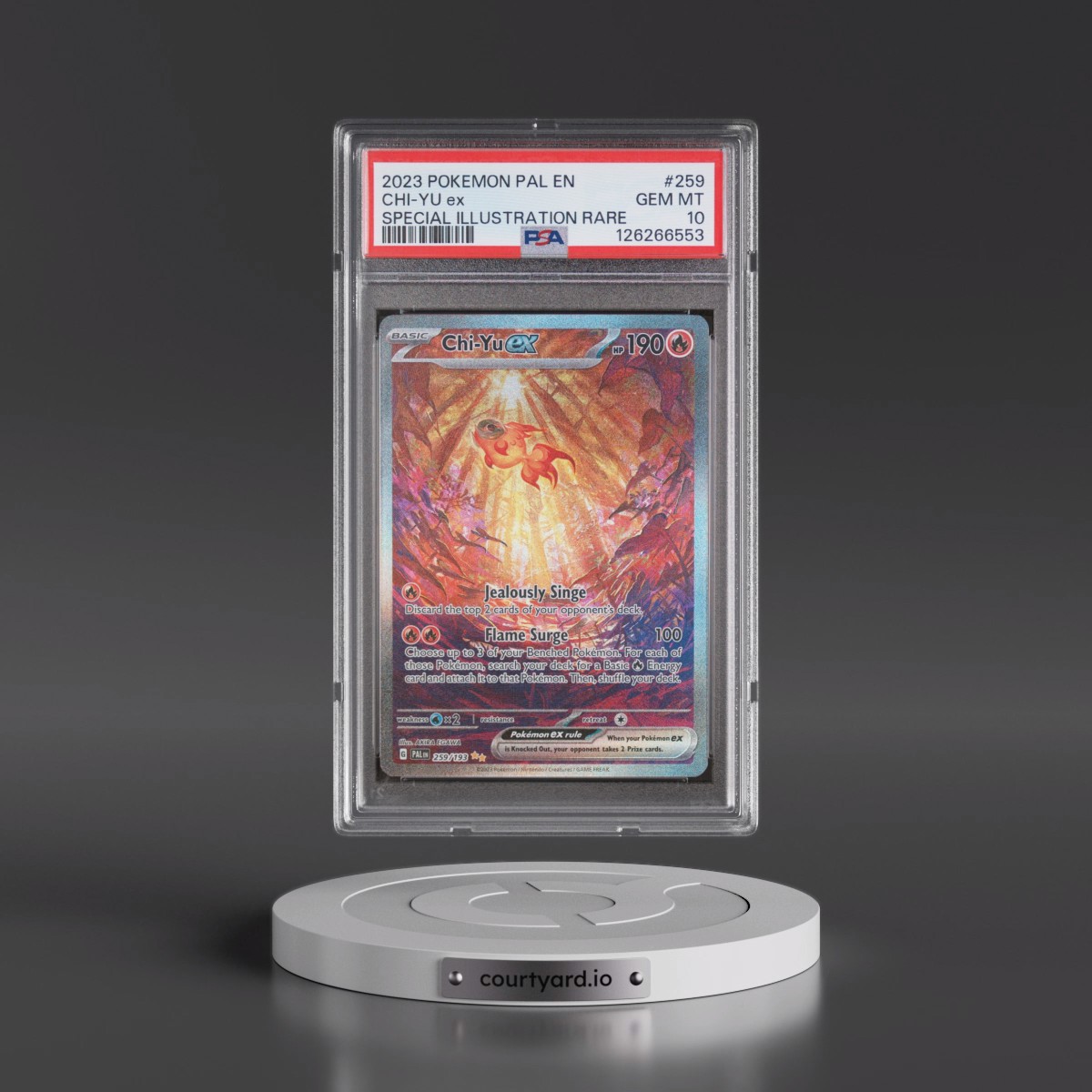 2023 Pokémon Pal EN-Paldea Evolved #259 Chi-YU EX - Holo Special Illustration Rare (PSA 10 GEM MINT)