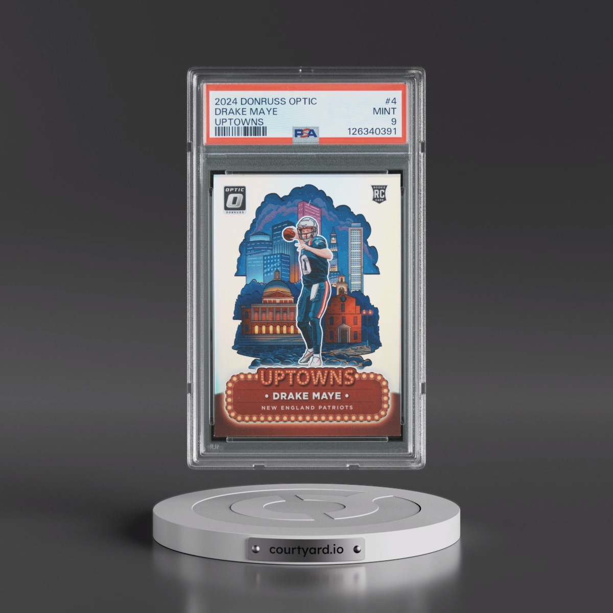 2024 Panini Donruss Optic Uptowns #4 Drake Maye (PSA 9 MINT)