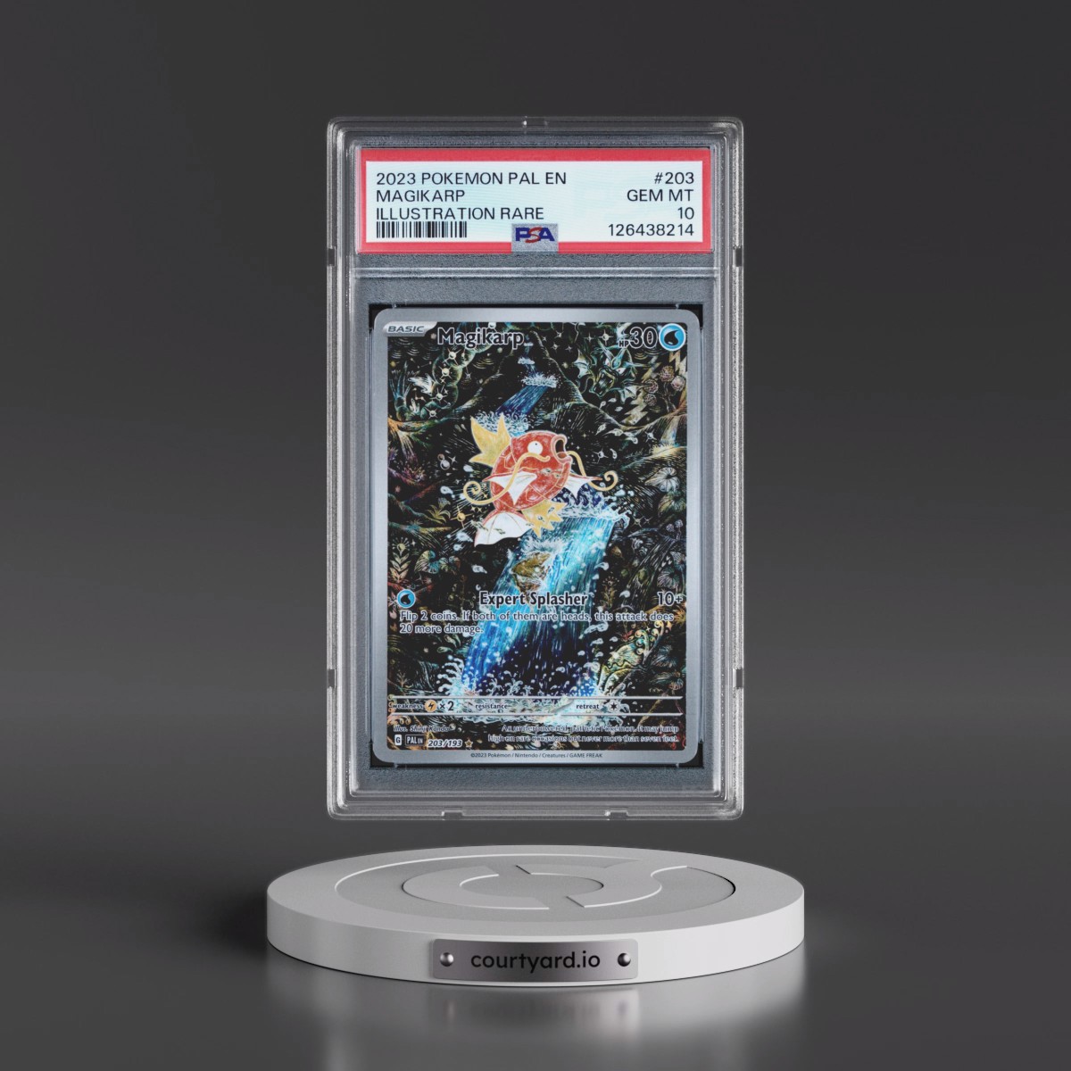 2023 Pokémon Pal EN-Paldea Evolved #203 Magikarp - Illustration Rare (PSA 10 GEM MINT)