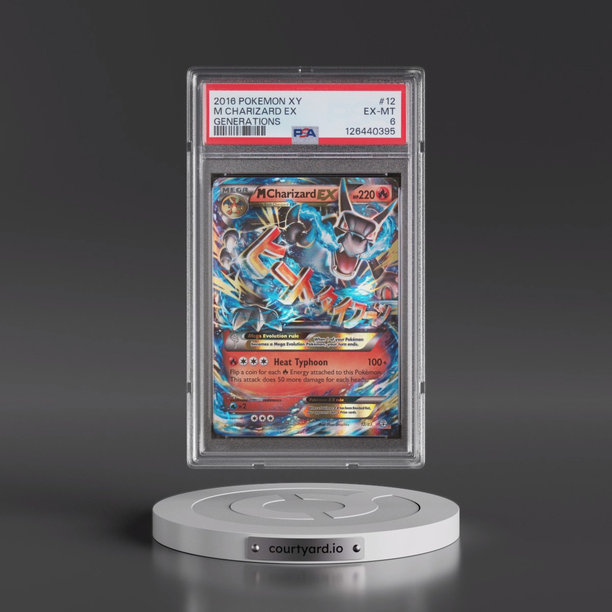2016 Pokémon XY Generations #12 M Charizard EX - Holo (PSA 6 EX-MT)
