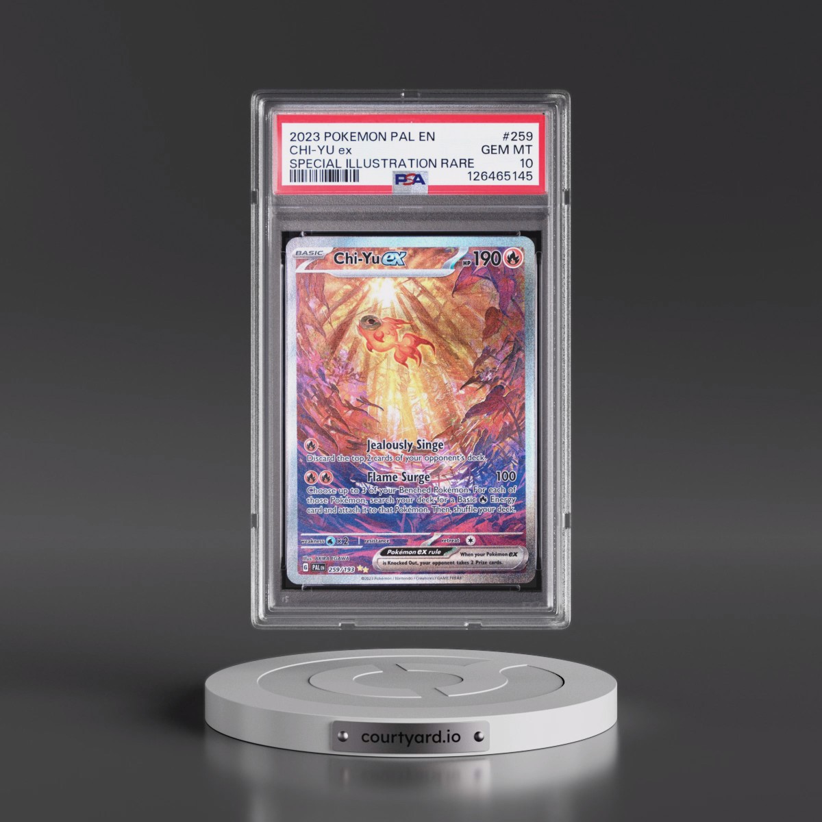 2023 Pokémon Pal EN-Paldea Evolved #259 Chi-YU EX - Holo Special Illustration Rare (PSA 10 GEM MINT)