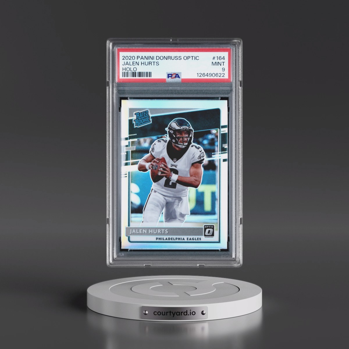 2020 Panini Donruss Optic Jalen Hurts - Holo #164 PSA 9