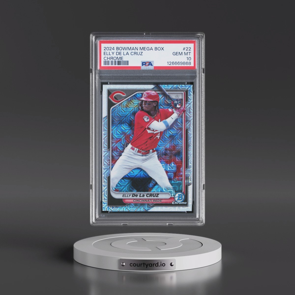 2024 Bowman Mega Box Chrome #22 Elly de La Cruz (PSA 10 GEM MINT)