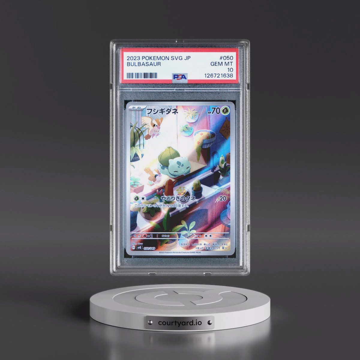 2023 Pokémon Svg-Venusaur & Charizard & Blastoise Special Deck Set EX #050 Bulbasaur (PSA 10 GEM MINT)