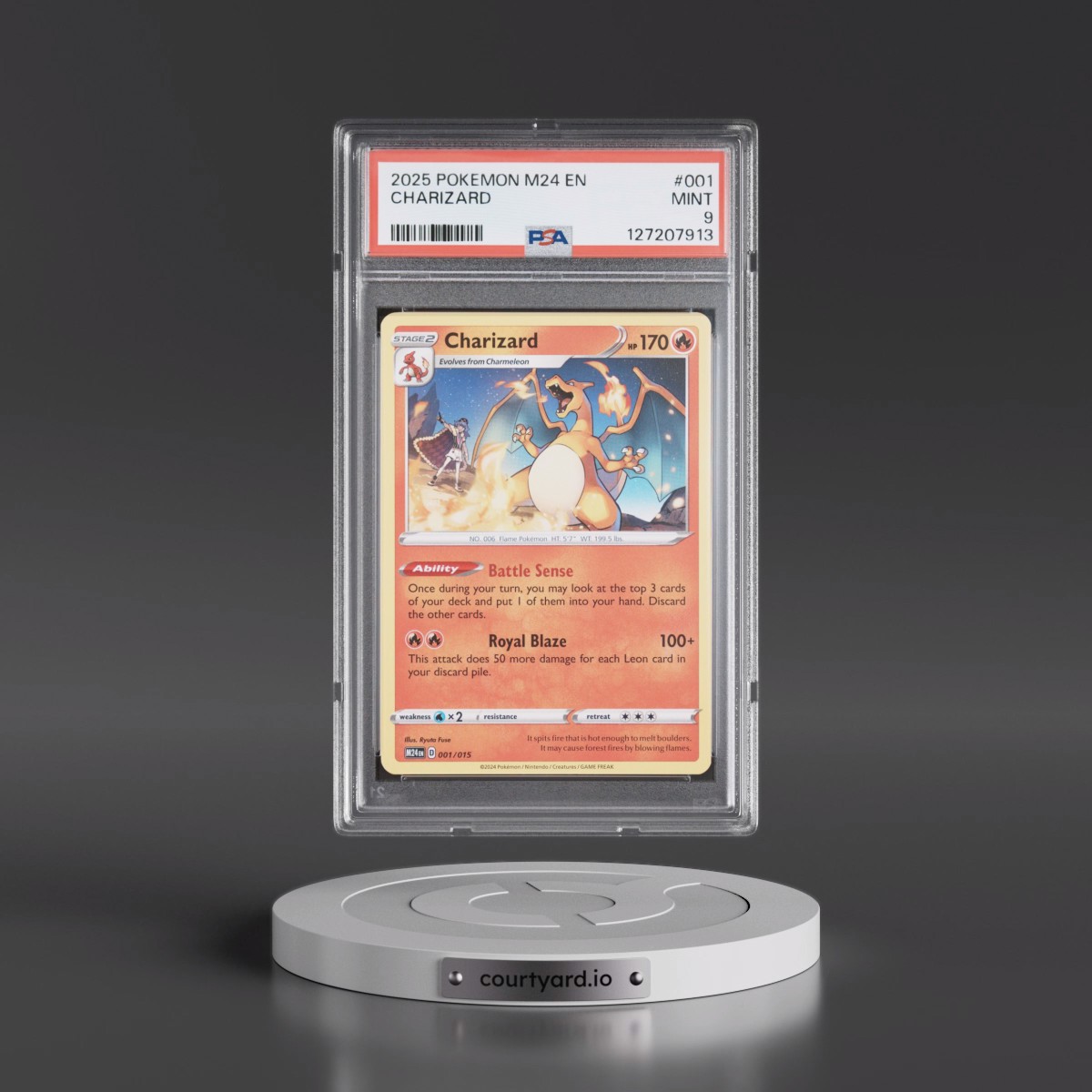2025 Pokémon M24 EN-Mcdonald's Collection #001 Charizard (PSA 9 MINT)