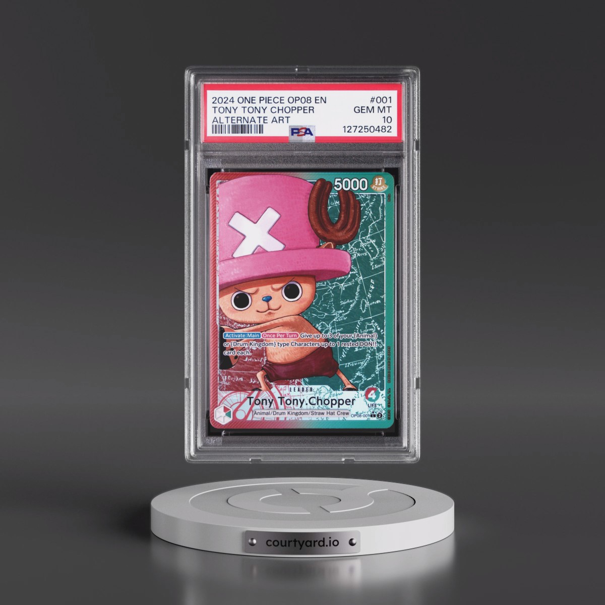 2024 One Piece Two Legends #001 Tony Tony Chopper - Alternate Art (PSA 10 GEM MINT)