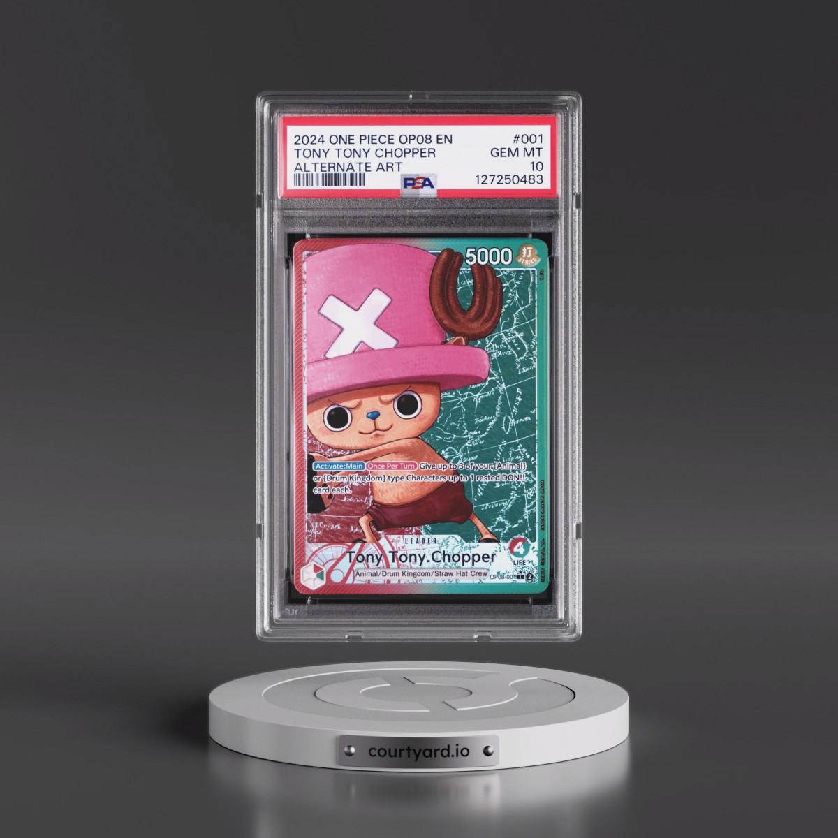 2024 One Piece Two Legends #001 Tony Tony Chopper - Alternate Art (PSA 10 GEM MINT)
