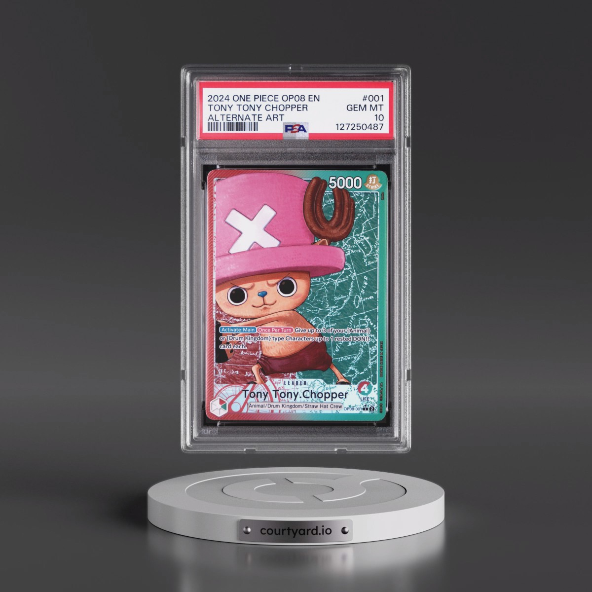 2024 One Piece Two Legends #001 Tony Tony Chopper - Alternate Art (PSA 10 GEM MINT)