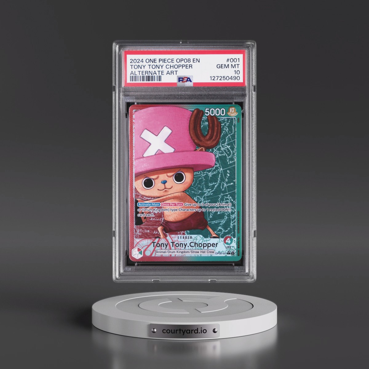 2024 One Piece Two Legends #001 Tony Tony Chopper - Alternate Art (PSA 10 GEM MINT)