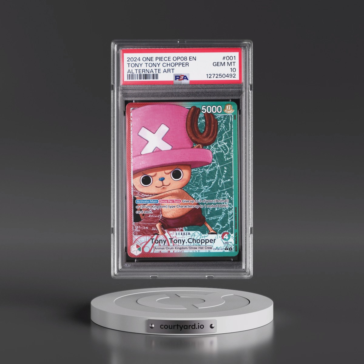 2024 One Piece Two Legends #001 Tony Tony Chopper - Alternate Art (PSA 10 GEM MINT)