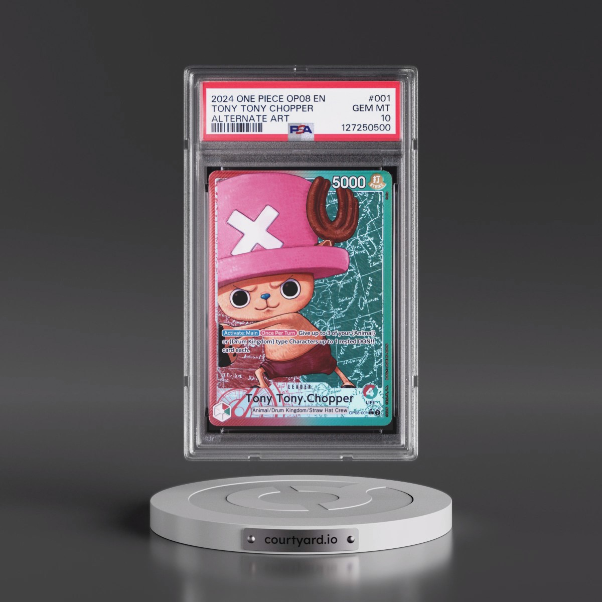 2024 One Piece Two Legends #001 Tony Tony Chopper - Alternate Art (PSA 10 GEM MINT)