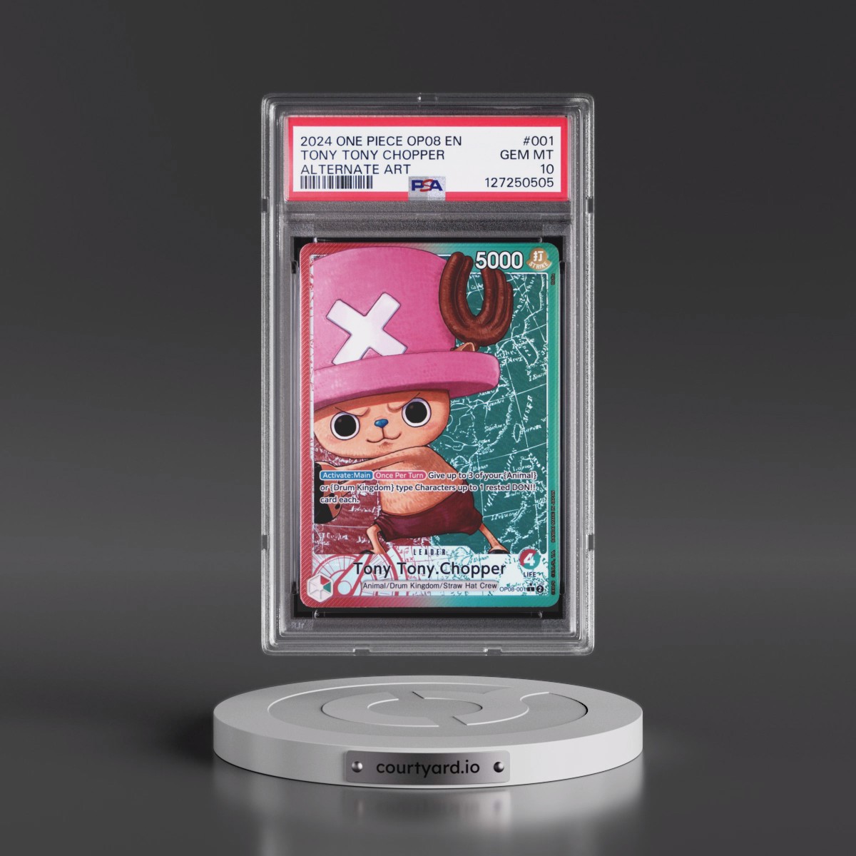 2024 One Piece Two Legends #001 Tony Tony Chopper - Alternate Art (PSA 10 GEM MINT)
