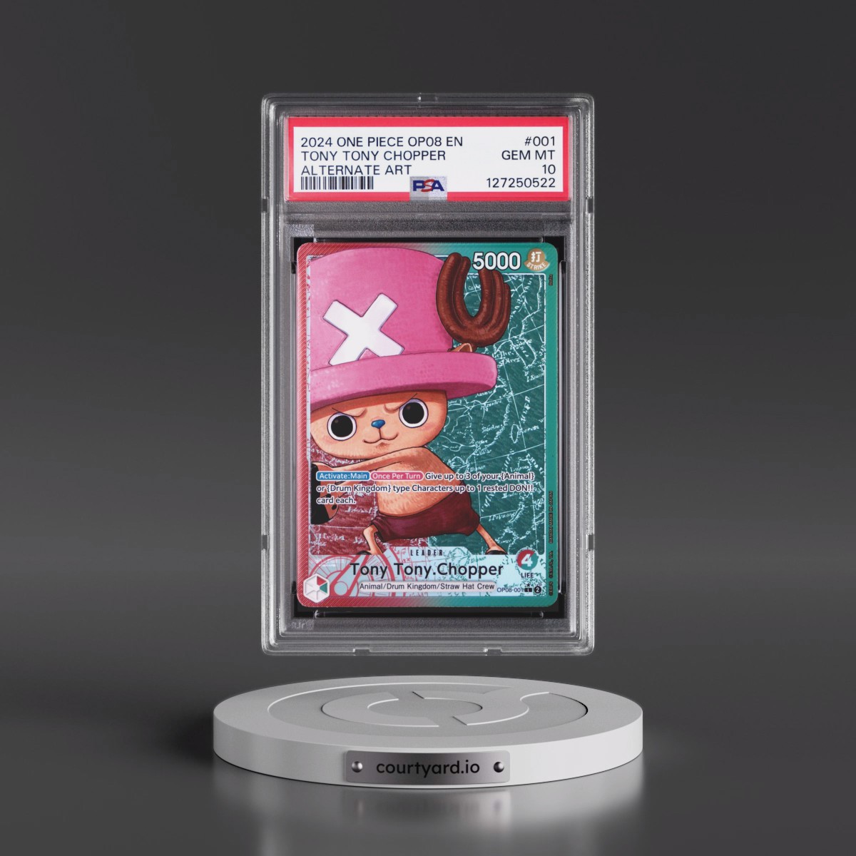 2024 One Piece Two Legends #001 Tony Tony Chopper - Alternate Art (PSA 10 GEM MINT)