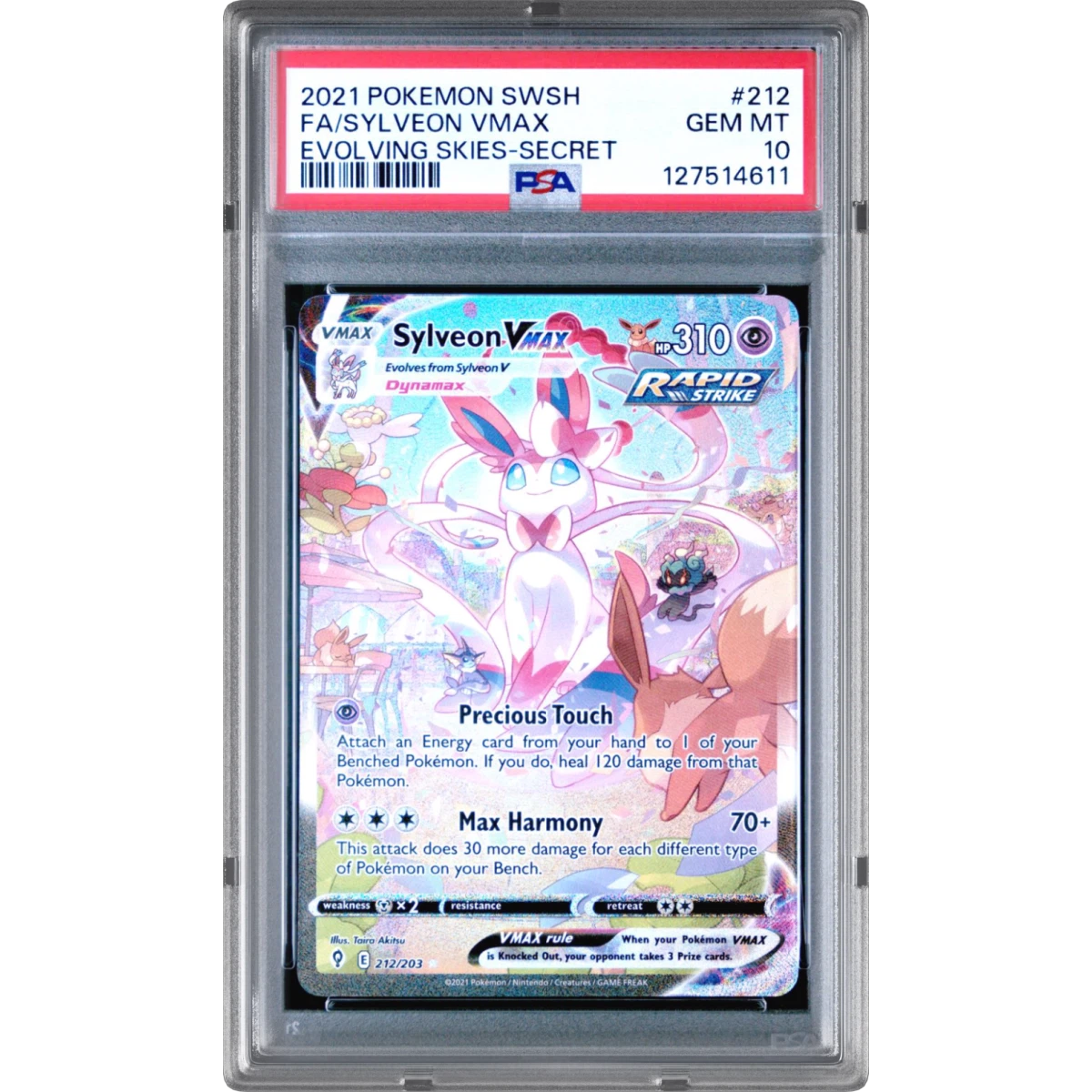 Sylveon Vmax card artwork