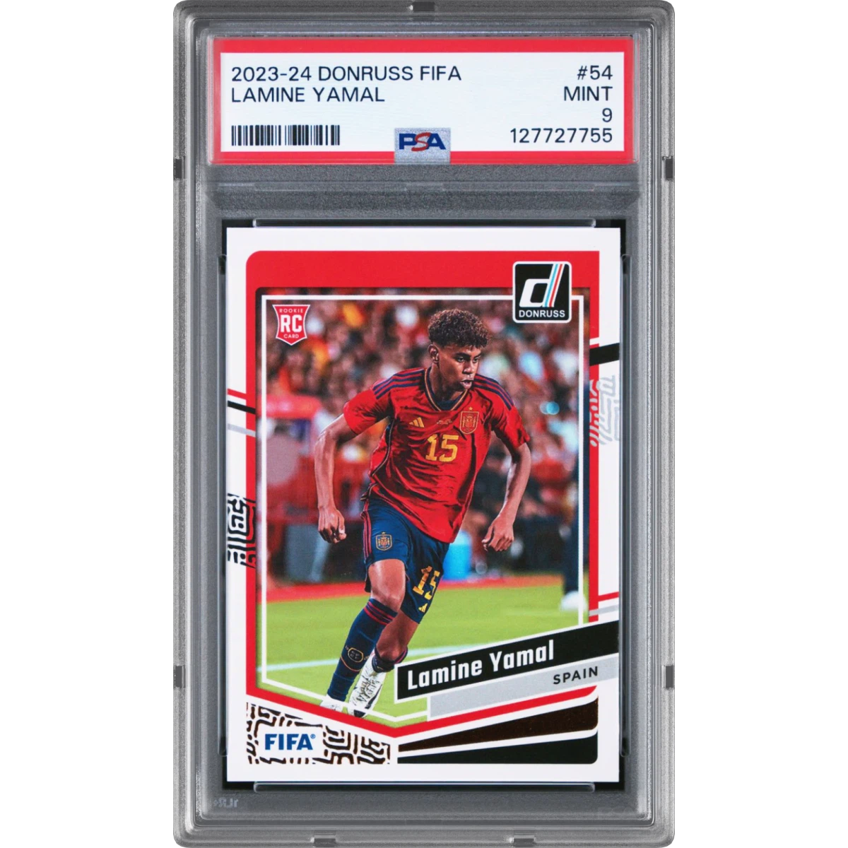 2023-24 Panini Donruss FIFA #54 Lamine Yamal (PSA 9 MINT)