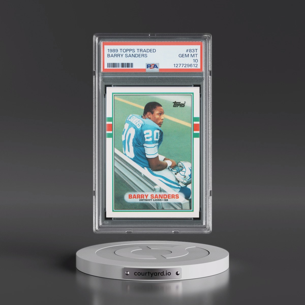 1989 Topps Traded #83T Barry Sanders (PSA 10 GEM MINT)