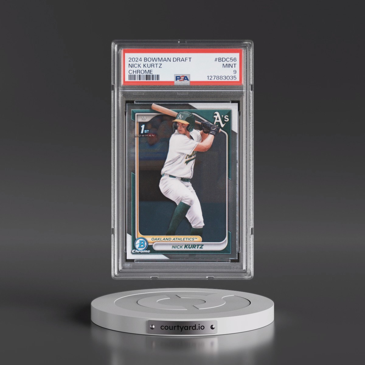 2024 Bowman Draft #BDC56 Nick Kurtz - Chrome (PSA 9 MINT)