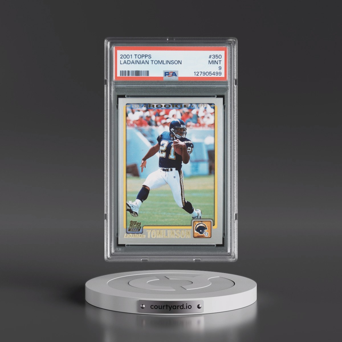 2001 Topps Ladainian Tomlinson #350 PSA 9