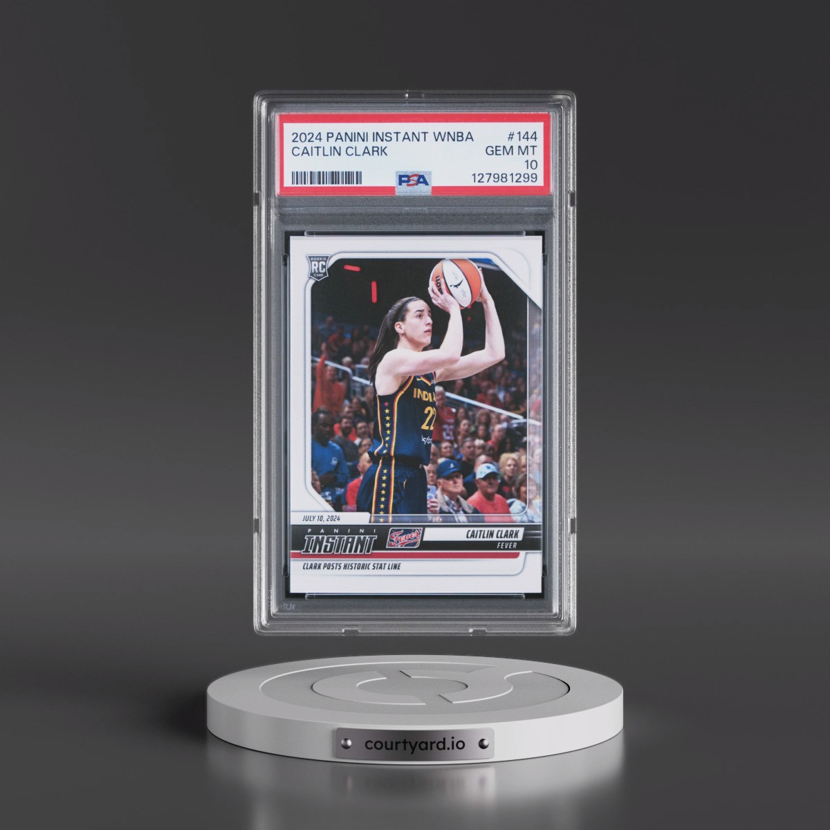 2024 Panini Instant WNBA #144 Caitlin Clark (PSA 10 GEM MINT)