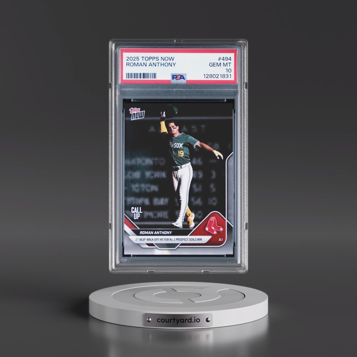 2025 Topps Now #494 Roman Anthony (PSA 10 GEM MINT)