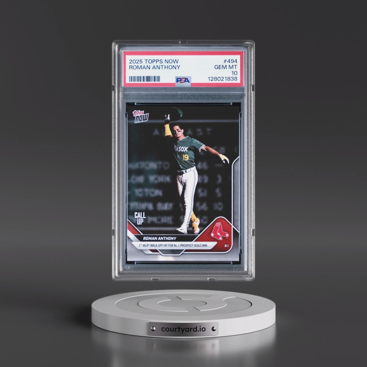 2025 Topps Now #494 Roman Anthony (PSA 10 GEM MINT)