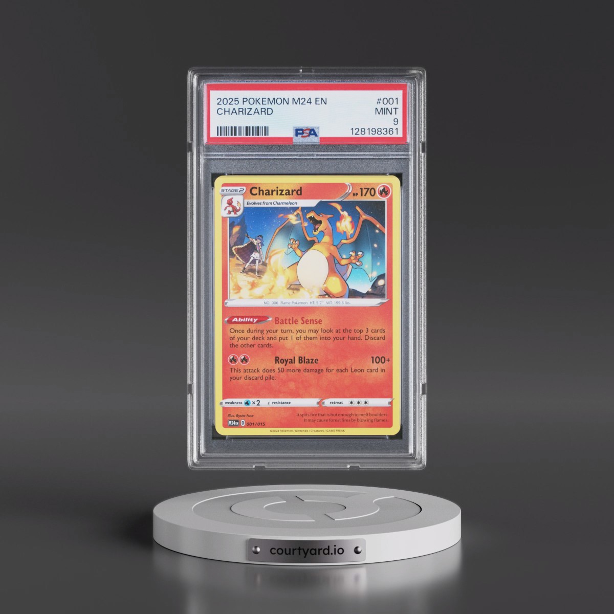 2025 Pokémon M24 EN-Mcdonald's Collection #001 Charizard (PSA 9 MINT)