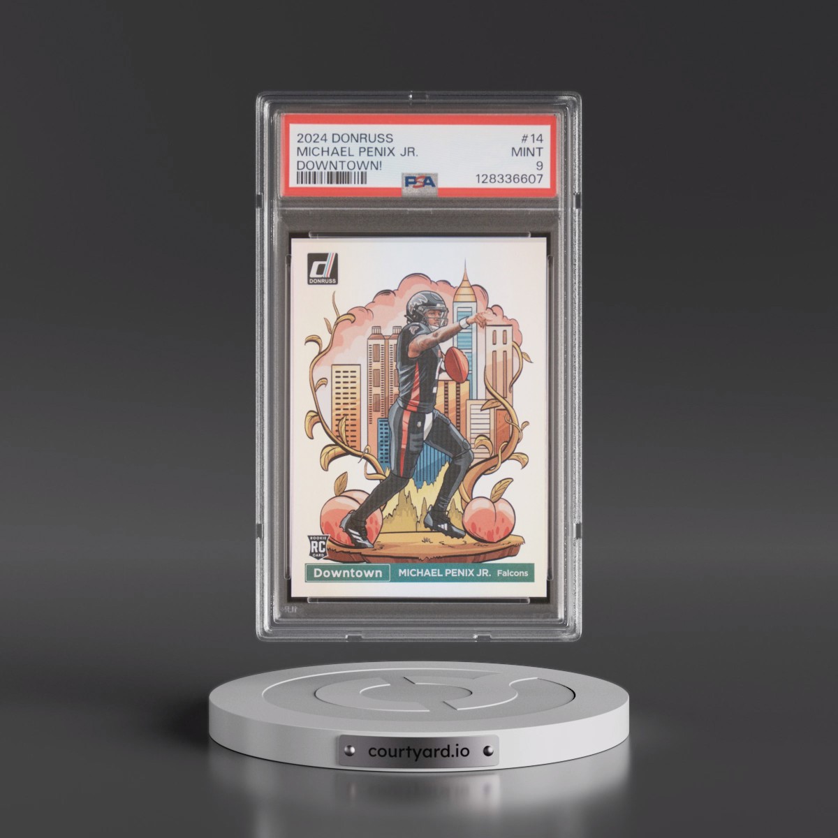 2024 Panini Donruss Downtown! #14 Michael Penix Jr. (PSA 9 MINT)