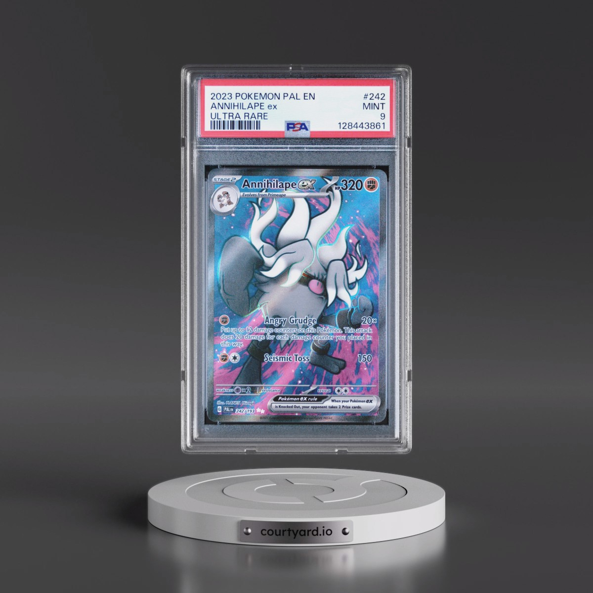 2023 Pokémon Pal EN-Paldea Evolved #242 Annihilape EX - Holo Ultra Rare (PSA 9 MINT)