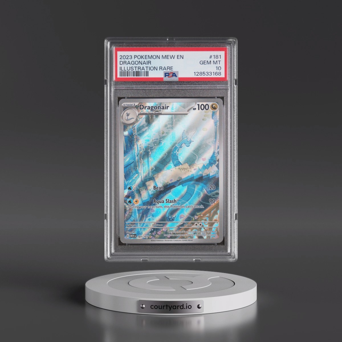 2023 Pokémon Mew EN-151 #181 Dragonair - Illustration Rare (PSA 10 GEM MINT)