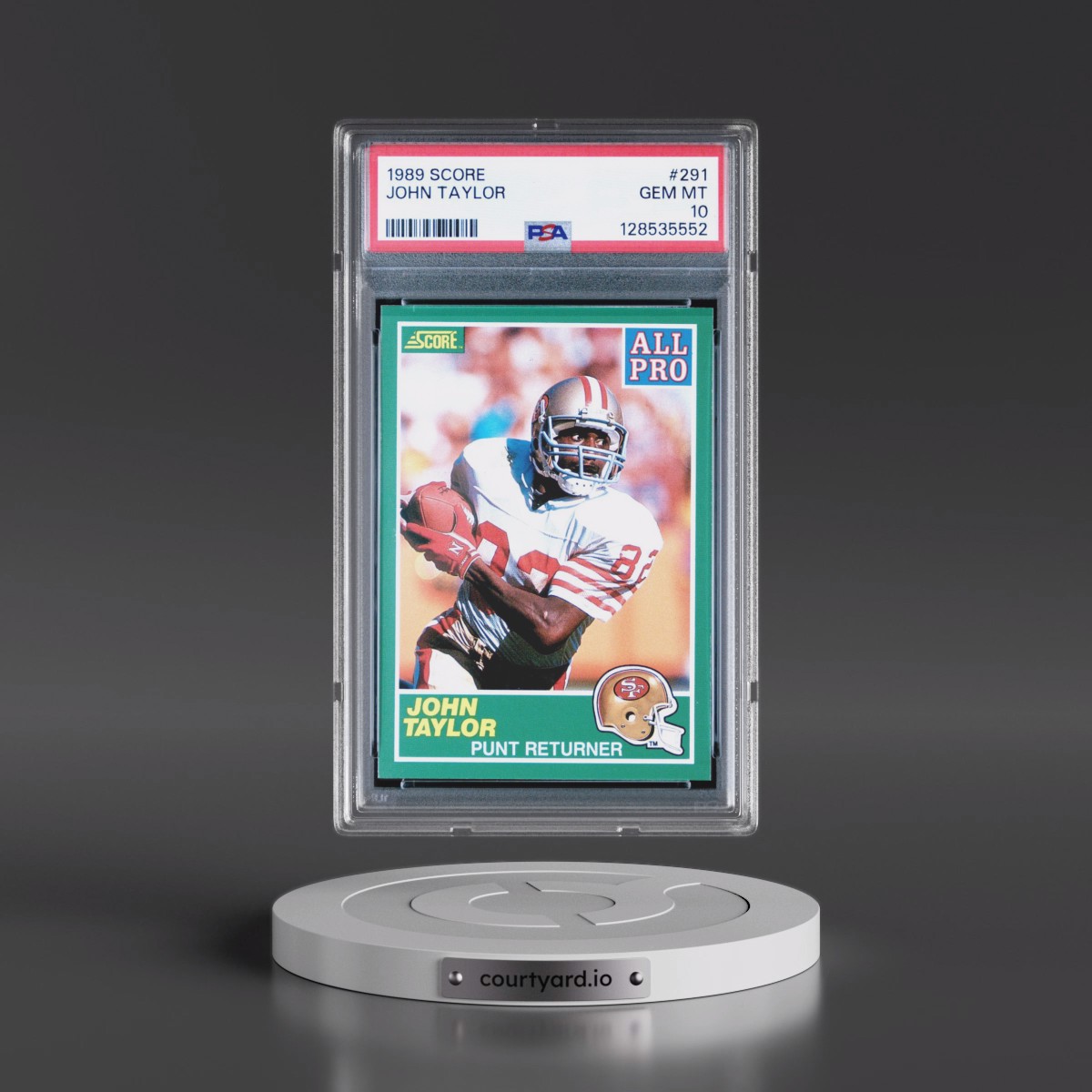 1989 Score #291 John Taylor (PSA 10 GEM MINT)