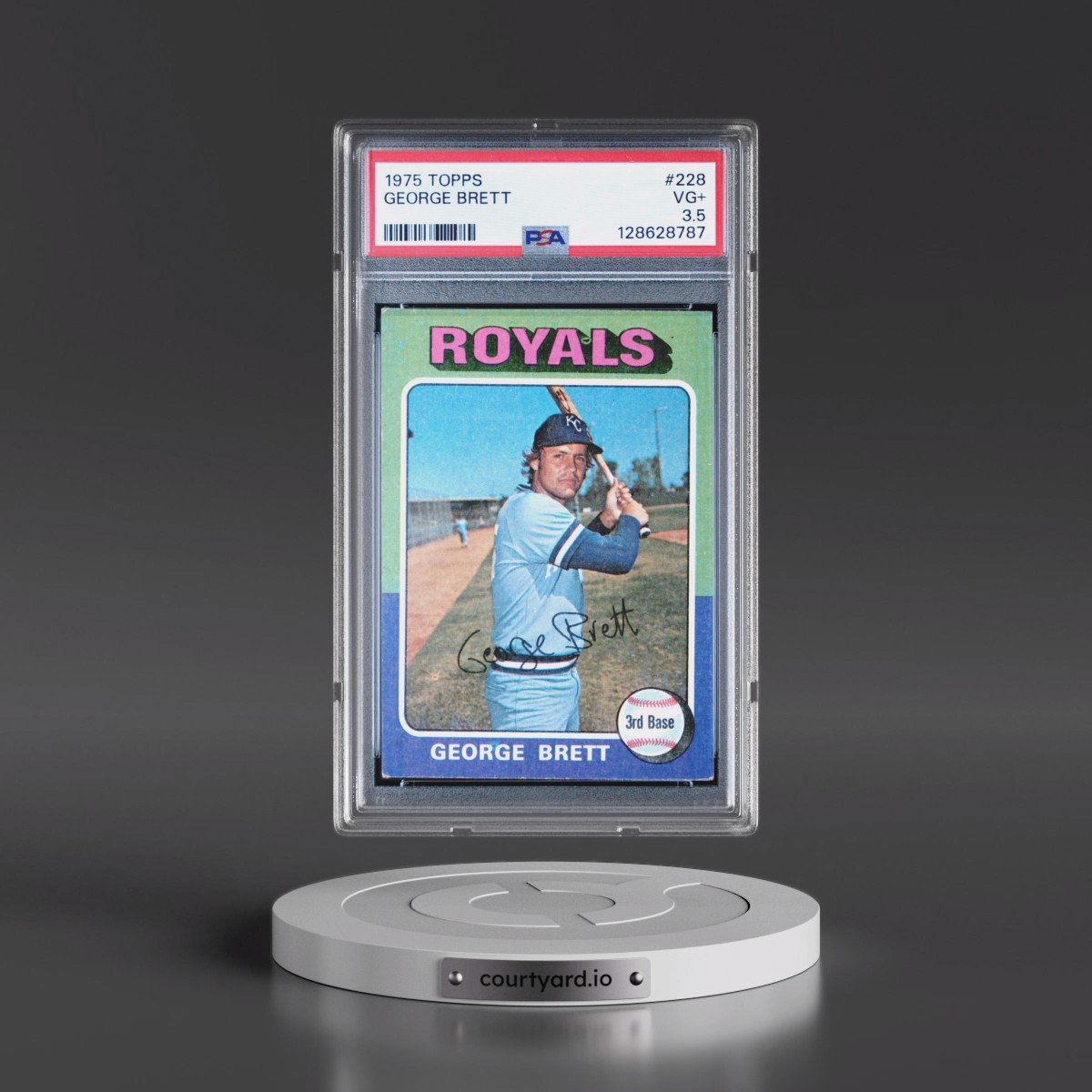 1975 Topps #228 George Brett (PSA 3.5 VG+)