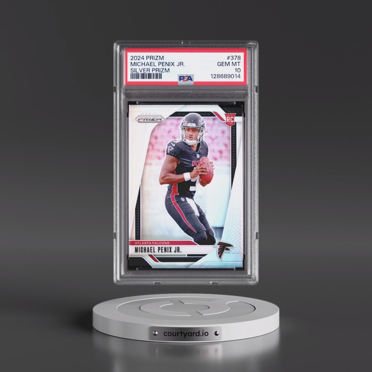2024 Panini Prizm Michael Penix Jr. - Silver Prizm #378 PSA 10