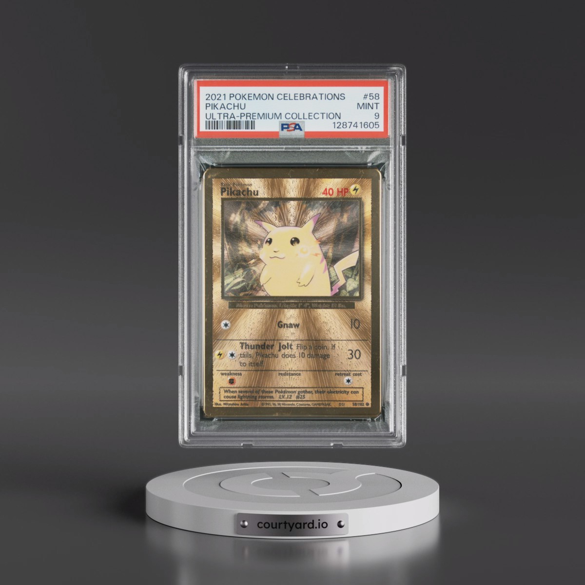 2021 Pokémon Celebrations Ultra-Premium Collection #58 Pikachu (PSA 9 MINT)