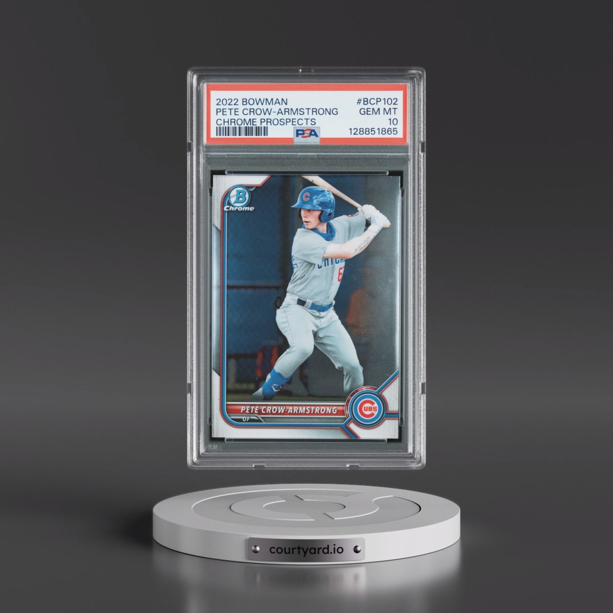 2022 Bowman Chrome Prospects #BCP102 Pete Crow-Armstrong (PSA 10 GEM MINT)