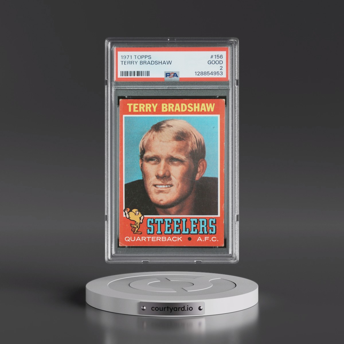 1971 Topps Terry Bradshaw #156 PSA 2
