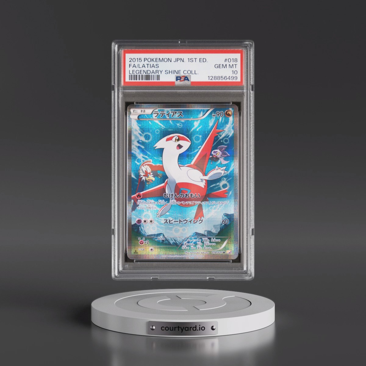 2015 Pokémon Legendary Shine Collection #018 Latias - 1st Edition Full Art (PSA 10 GEM MINT)