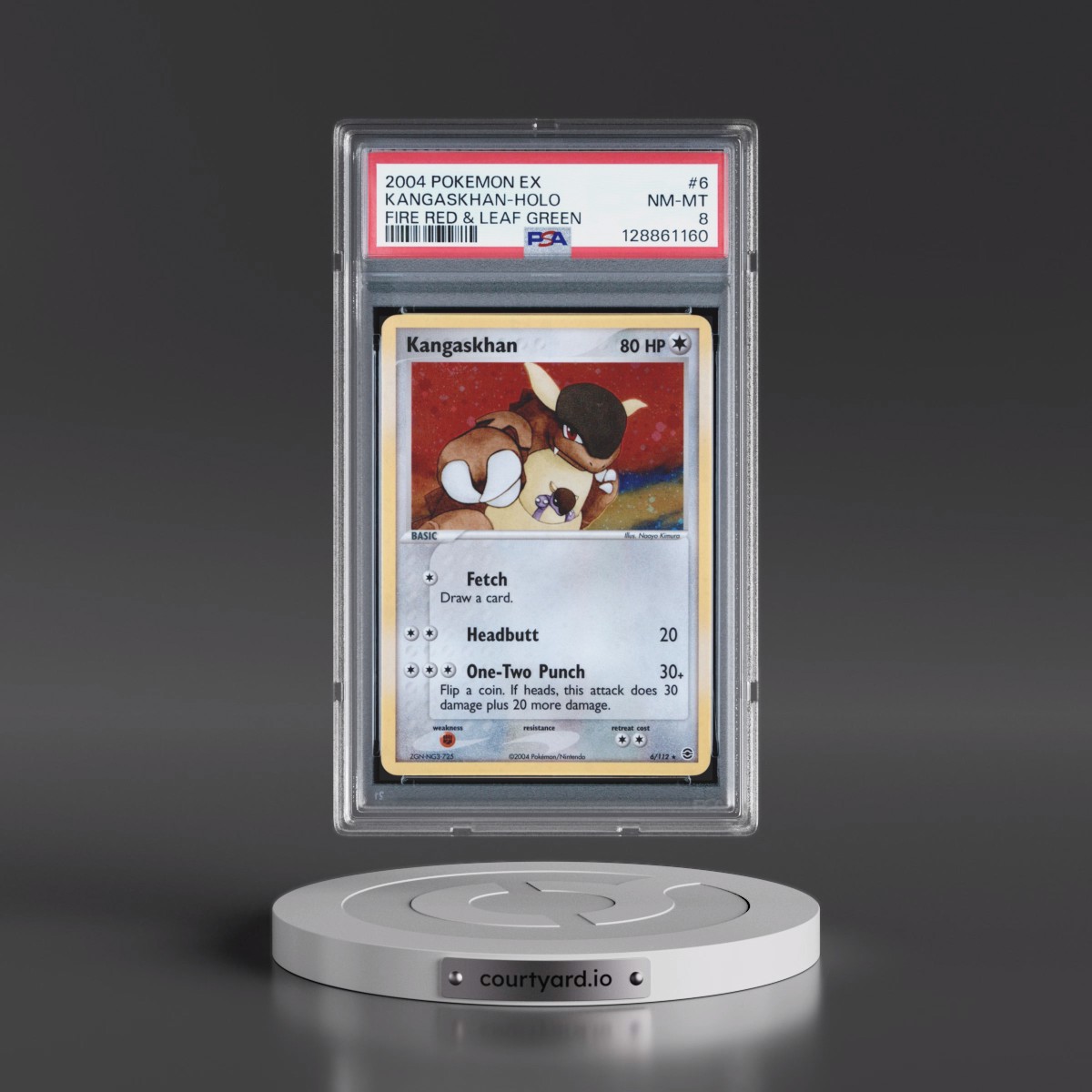 2004 Pokémon EX Fire Red & Leaf Green #6 Kangaskhan - Holo (PSA 8 NM-MT)