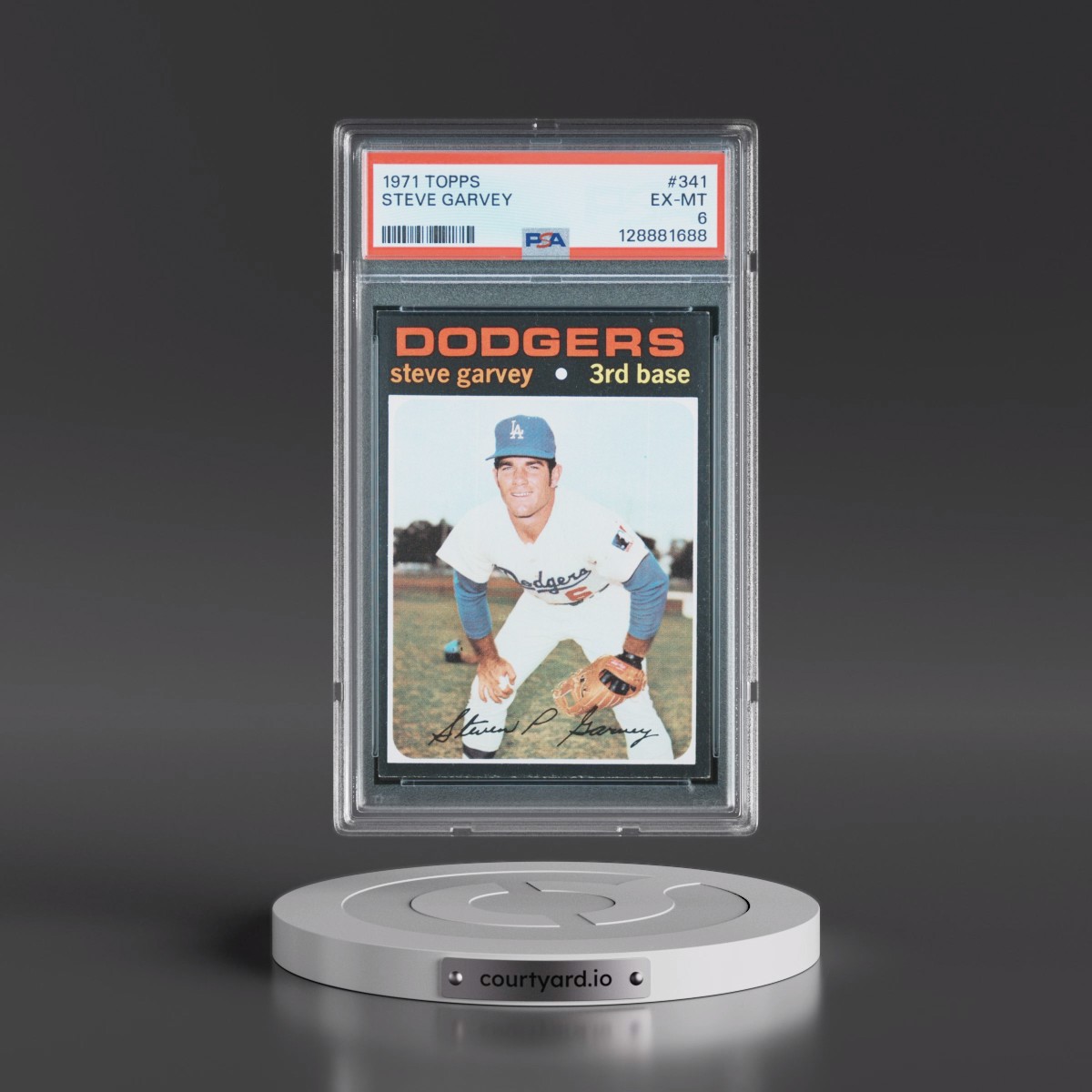 1971 Topps #341 Steve Garvey (PSA 6 EX-MT)