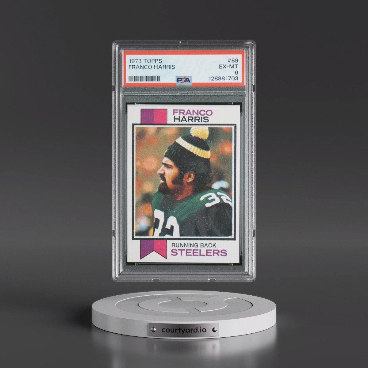 1973 Topps #89 Franco Harris (PSA 6 EX-MT)