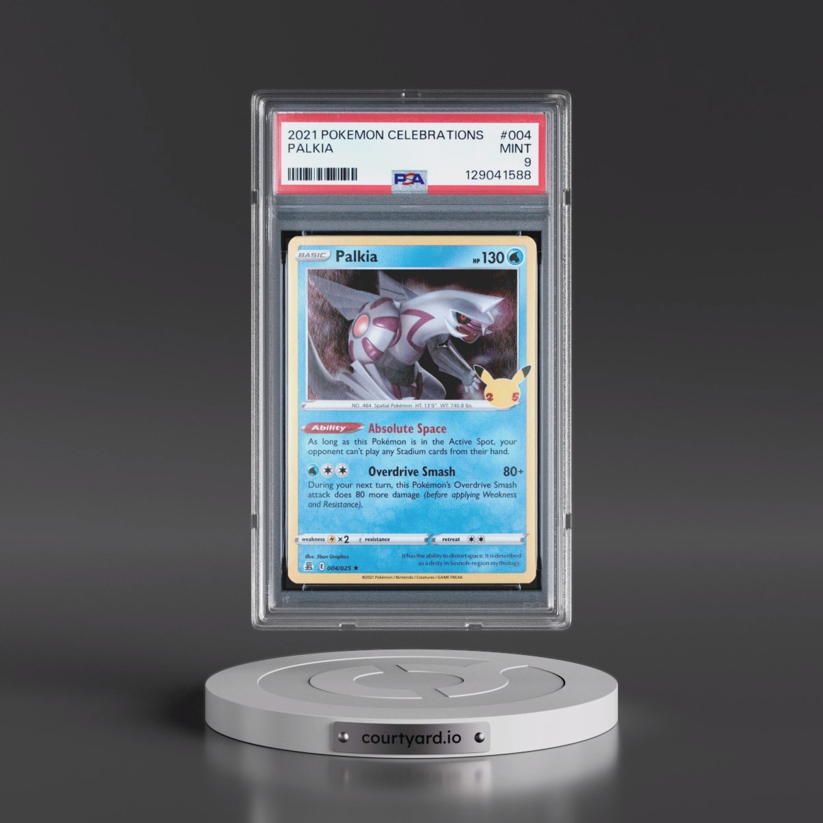 2021 Pokémon Celebrations #004 Palkia (PSA 9 MINT)