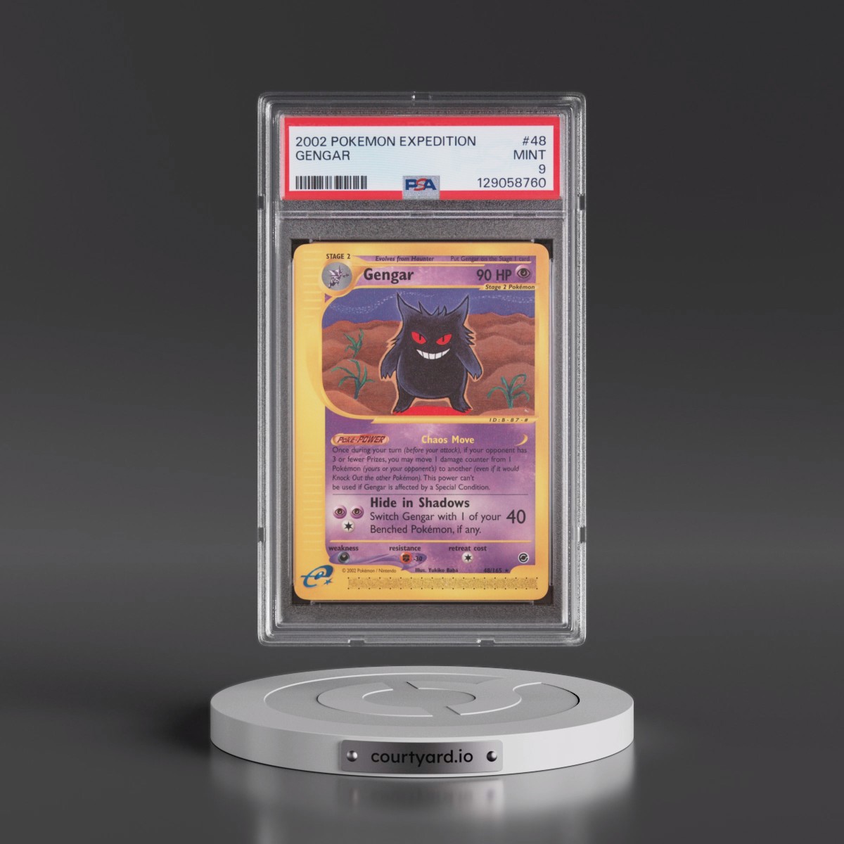 2002 Pokémon Expedition #48 Gengar (PSA 9 MINT)