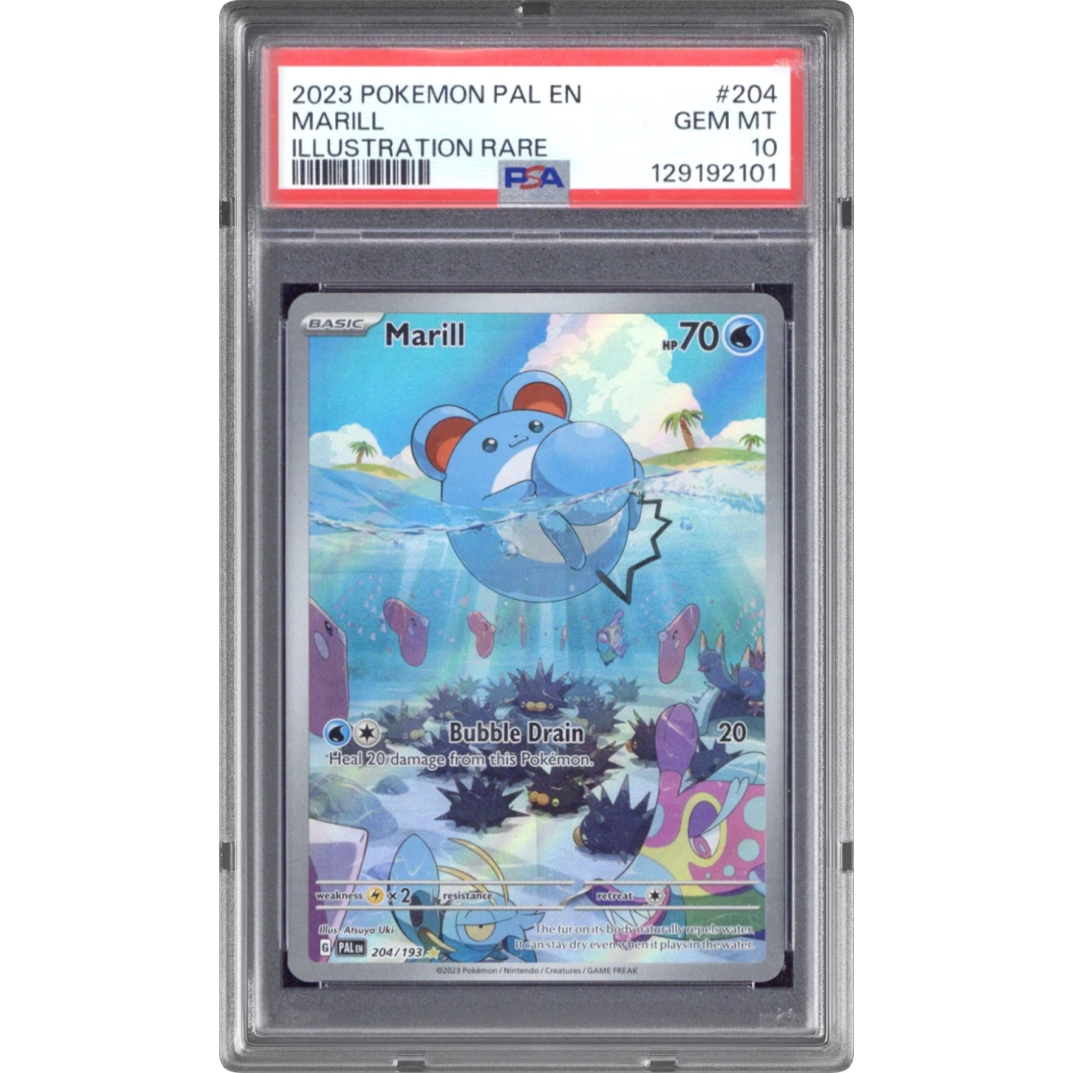Marill card artwork