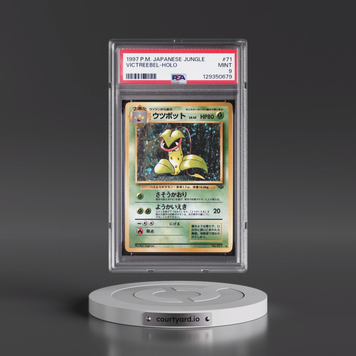 1997 Pokémon Jungle #71 Victreebel - Holo (PSA 9 MINT)