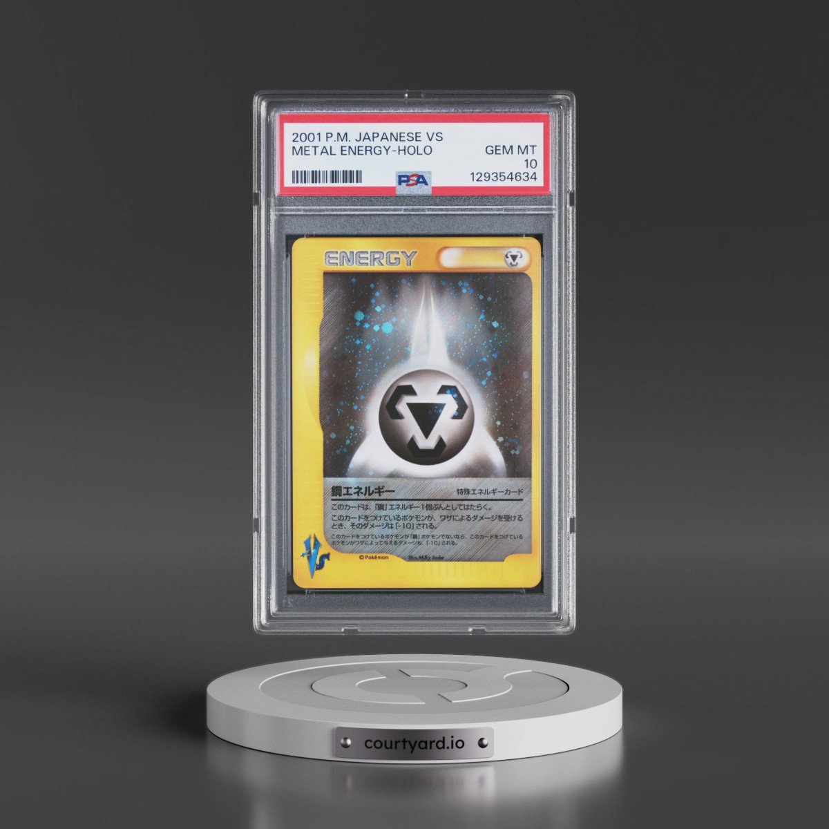 2001 Pokémon VS Metal Energy - Holo (PSA 10 GEM MINT)