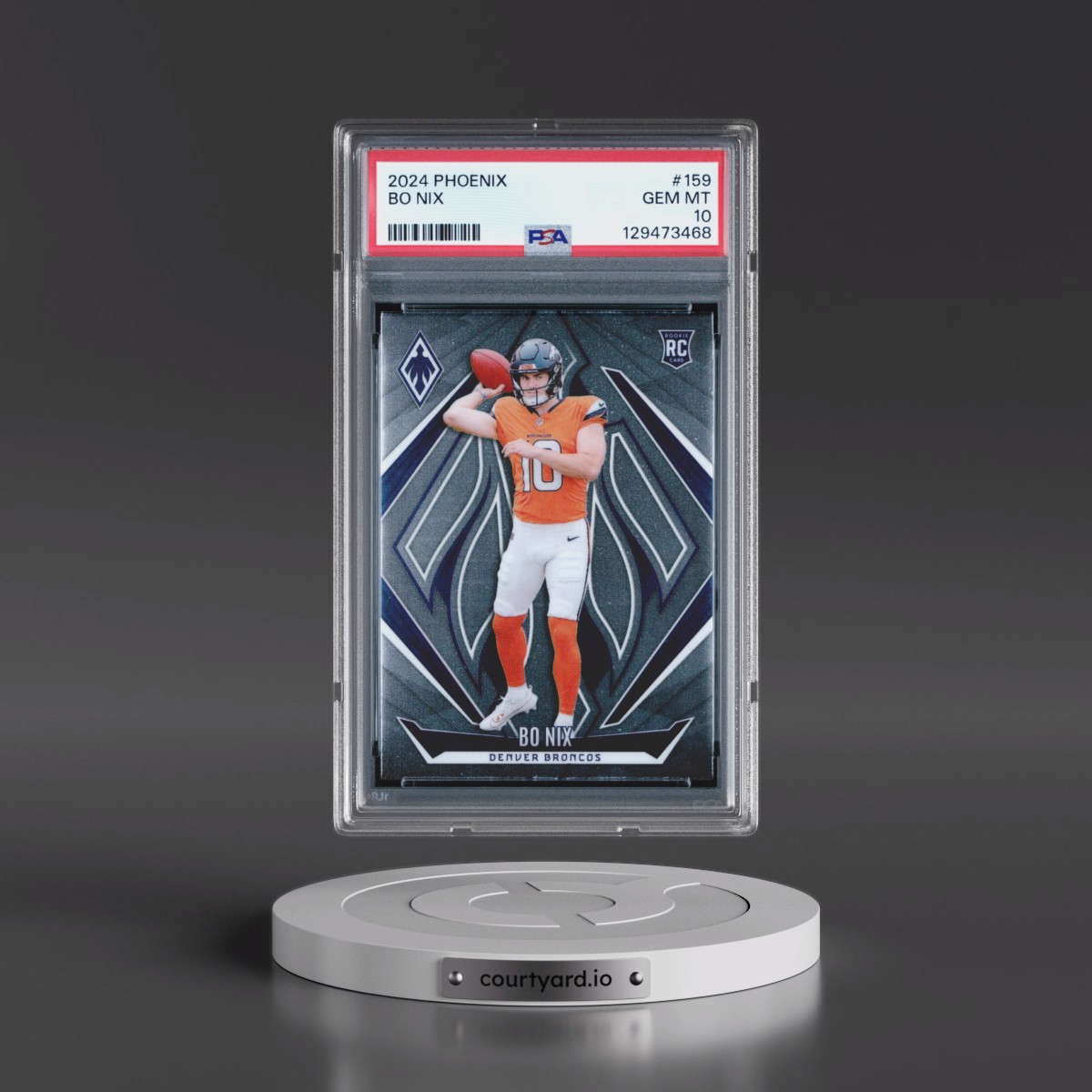 2024 Panini Phoenix #159 Bo Nix (PSA 10 GEM MINT)