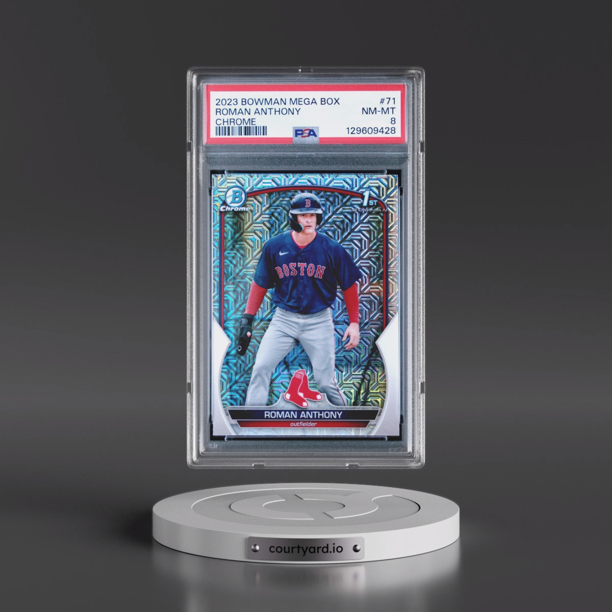2023 Bowman Mega Box Chrome #71 Roman Anthony (PSA 8 NM-MT)