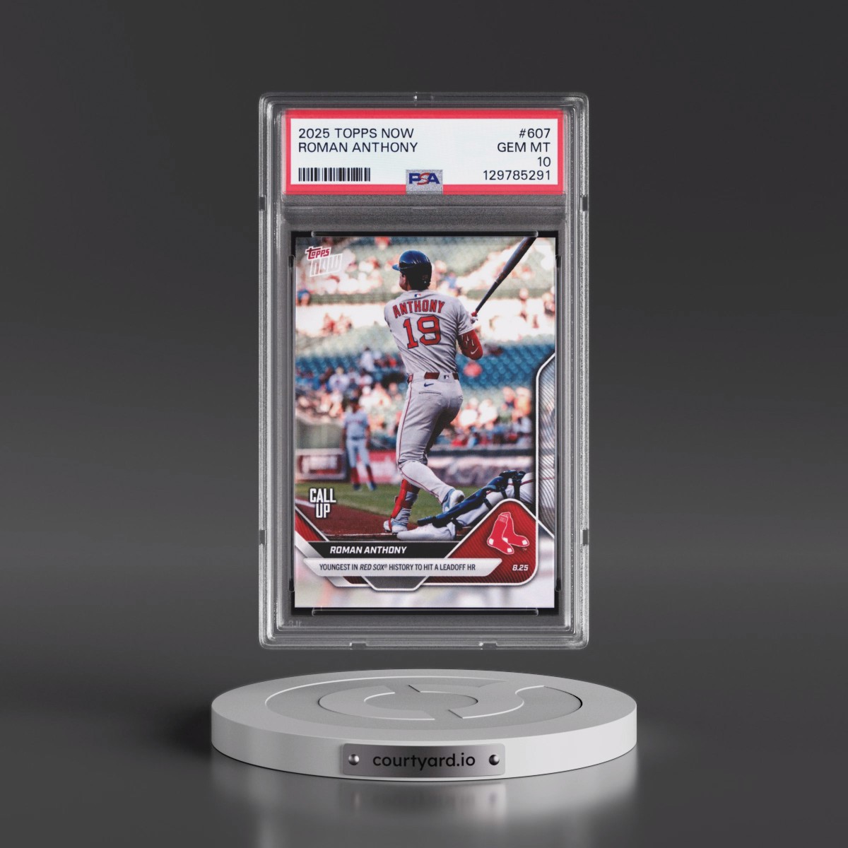 2025 Topps Now #607 Roman Anthony (PSA 10 GEM MINT)