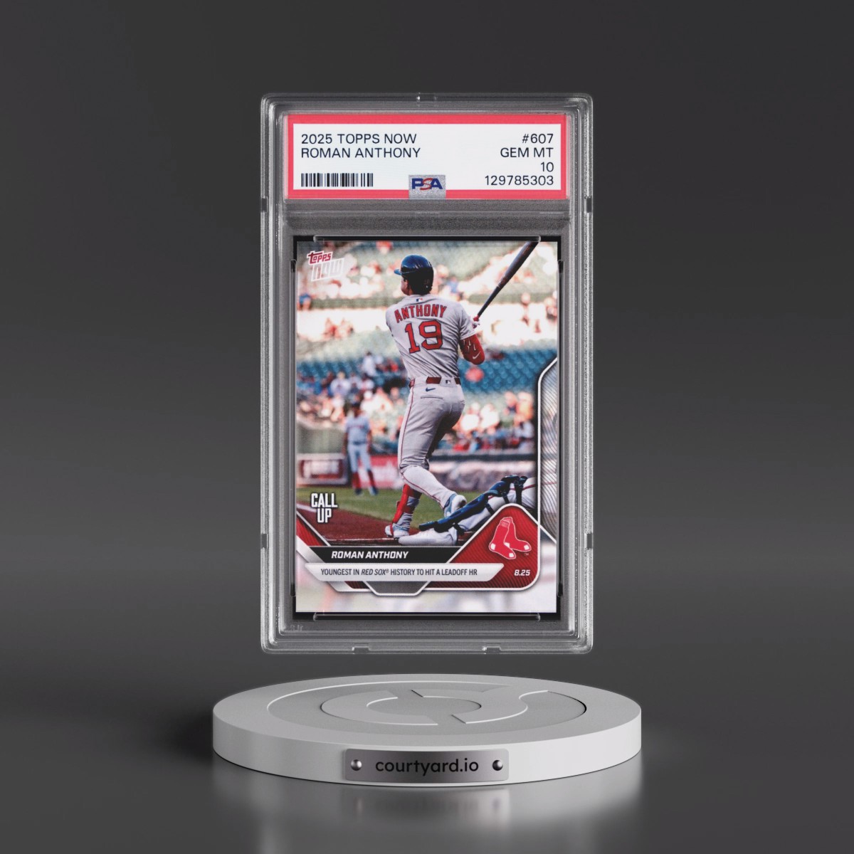 2025 Topps Now #607 Roman Anthony (PSA 10 GEM MINT)