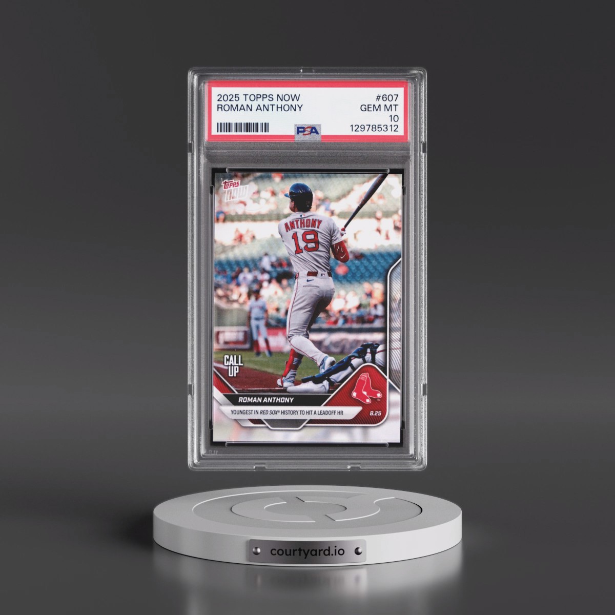 2025 Topps Now #607 Roman Anthony (PSA 10 GEM MINT)